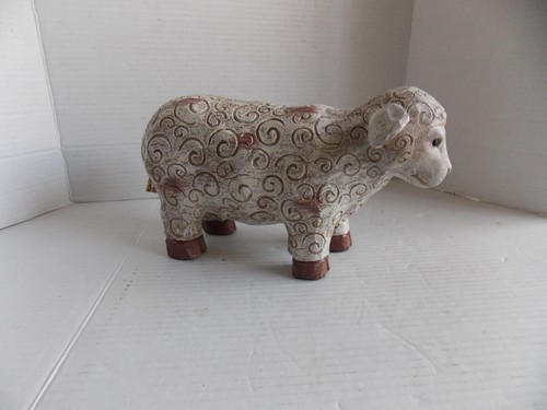 Mix material sheep - material, figurine